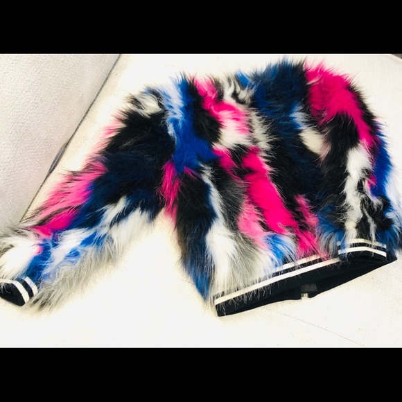 MIA Girls Faux Fur Jacket 5T - Picture 4 of 8